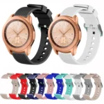 20mm Vertical Grain Silicone Watch Band - Image 2
