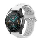 For Huawei Watch GT 46mm / 42mm / GT2 46mm 22mm Clasp Solid Color Sport Wrist Strap Watchband - Image 3