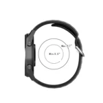 For Huawei Watch GT 46mm / 42mm / GT2 46mm 22mm Clasp Solid Color Sport Wrist Strap Watchband - Image 7