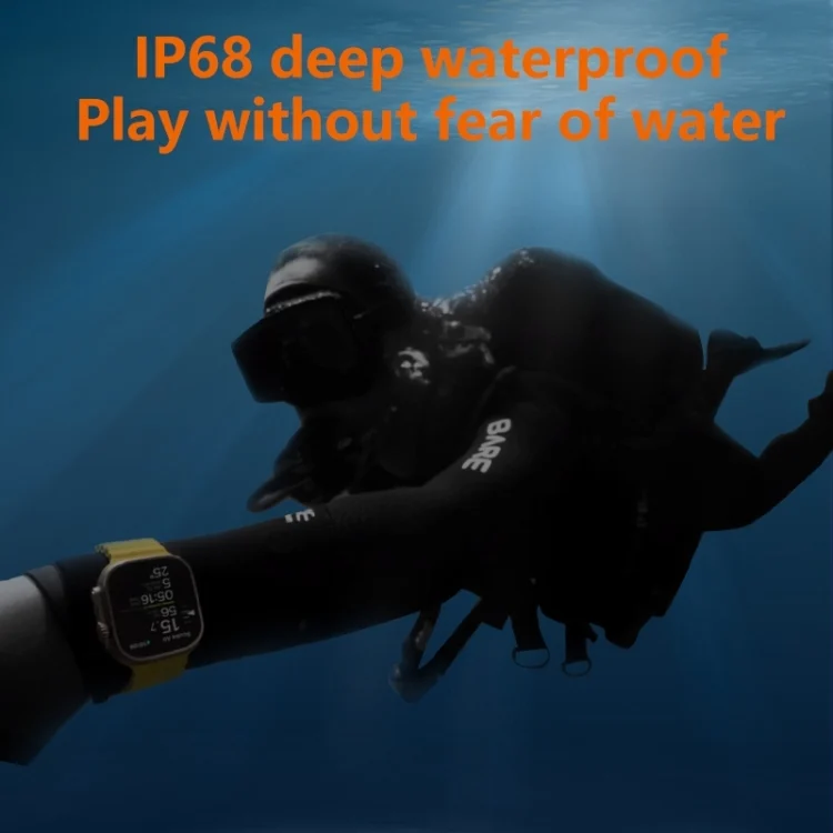 EDA003807201_B2.webp WS8 Pro 2.0 inch IPS Full Touch Screen Smart Watch, IP67 Waterproof Support Heart Rate & Blood Oxygen Monitoring / Sports Modes - Image 3