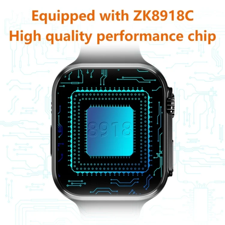 EDA003807201_B5.webp WS8 Pro 2.0 inch IPS Full Touch Screen Smart Watch, IP67 Waterproof Support Heart Rate & Blood Oxygen Monitoring / Sports Modes - Image 6