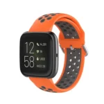 For Fitbit Versa 2 / Versa / Versa Lite 23mm Clasp Two Color Sport Wrist Strap Watchband - Image 3