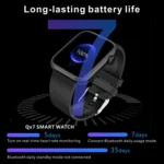 QX7 1.85 inch TFT Screen Smart Watch, Support Bluetooth Call / Hearth Monitoring / 100+ Sports Modes - Image 11