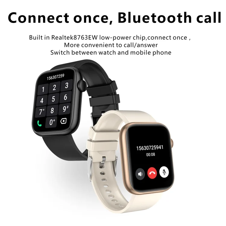 EDA003814601_B2.webp QX7 1.85 inch TFT Screen Smart Watch, Support Bluetooth Call / Hearth Monitoring / 100+ Sports Modes - Image 3