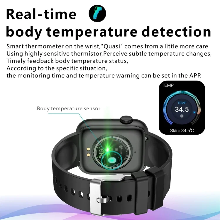 EDA003814601_B6.webp QX7 1.85 inch TFT Screen Smart Watch, Support Bluetooth Call / Hearth Monitoring / 100+ Sports Modes - Image 7