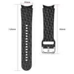 Rhombus Texture Silicone Watch Band - Image 2