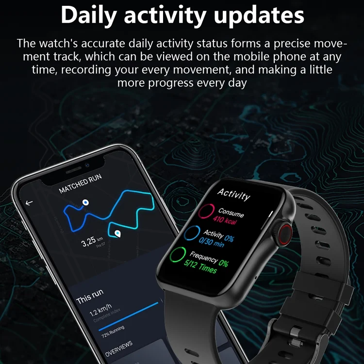 EDA003832101_B6.webp D07 1.7 inch Square Screen Smart Watch with Payment NFC Encoder - Image 7
