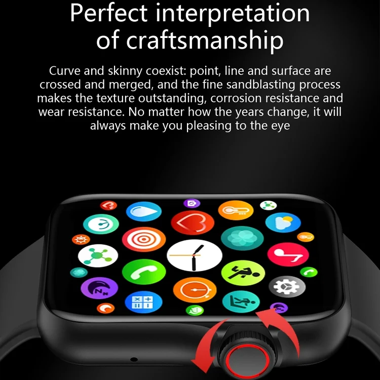 EDA003832101_B7.webp D07 1.7 inch Square Screen Smart Watch with Payment NFC Encoder - Image 8