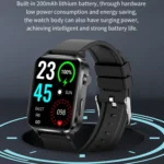 F100 1.7 inch HD Square Screen TPU Strap Smart Watch Supports Body Temperature Monitoring/Blood Oxygen Monitoring - Image 5