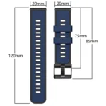 Plain Weave Two-color Silicone Watch Band - Image 2
