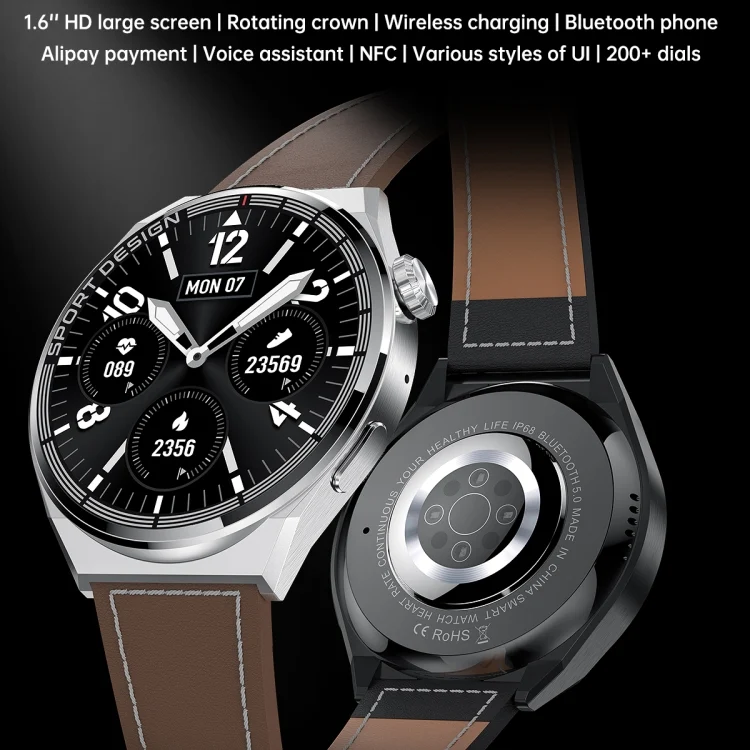 EDA003839301_B1.webp MD3MAX 1.39 inch Round Screen TPU Strap Smart Watch Supports Heart Rate Monitoring/Blood Oxygen Monitoring - Image 2