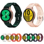 Hollowed Double Loop Silicone Watch Band - Image 2