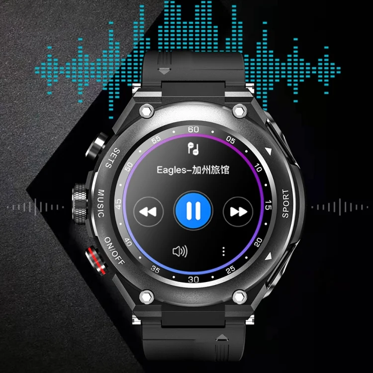 EDA003841301_B4.webp T92 1.28 inch IPS Touch Screen 2 in 1 Bluetooth Headset Smart Watch, Support Heart Rate Monitoring/Bluetooth Music - Image 5