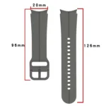 Colorful Buckle Silicone Watch Band - Image 2