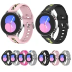 Vertical Grain Printing Silicone Watch Band - Image 3