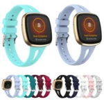 For Fitbit Versa 3 / 4 Water-drop Slim Silicone Watch Band - Image 3