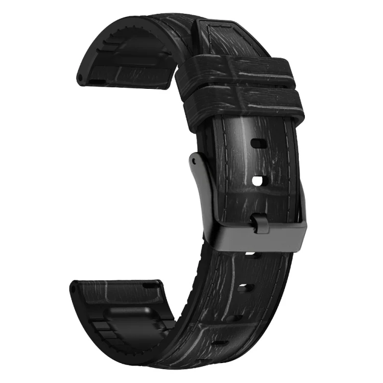 EDA003866501A_2.webp Bamboo Joint Texture Silicone Leather Watch Band - Image 5