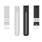 Small Plaid Texture Two-color Silicone Watch Band - Image 4