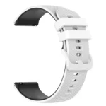 Small Plaid Texture Two-color Silicone Watch Band - Image 6