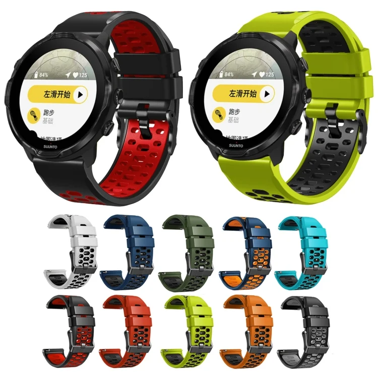 EDA003867301_B2.webp Three Rows Holes Silicone Watch Band - Image 3