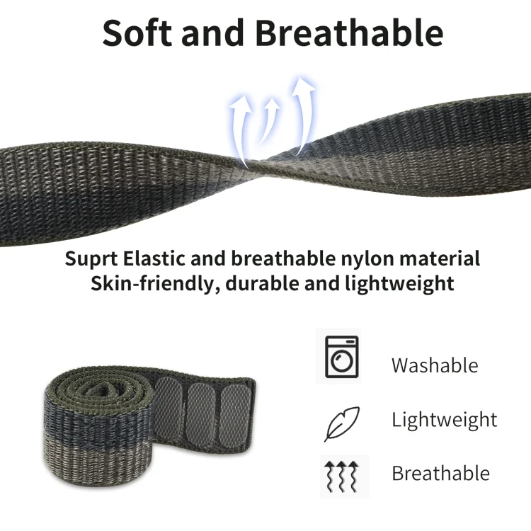 EDA003867501_B1.webp Hook And Loop Fastener Nylon Watch Band - Image 2