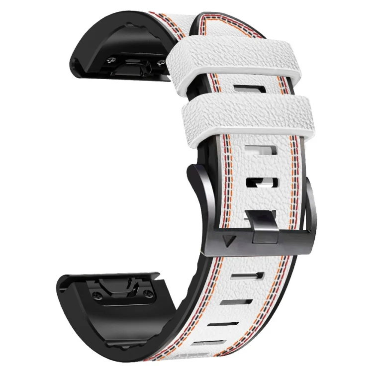 EDA003867601A_2.webp Tricolor Stitching Silicone Leather Watch Band - Image 4