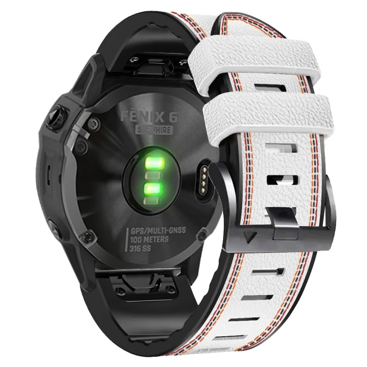 EDA003867601A_4.webp Tricolor Stitching Silicone Leather Watch Band - Image 6