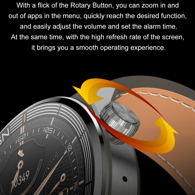 EDA003877801_B4.webp Ochstin 5HK46P 1.36 inch Round Screen Silicone Strap Smart Watch with Bluetooth Call Function - Image 5