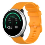 For Polar Ignite 20mm Small Plaid Texture Silicone Wrist Strap Watchband