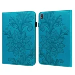 Lace Flower Embossing Pattern Leather Tablet Case, For Nokia T20 10.4 2021
