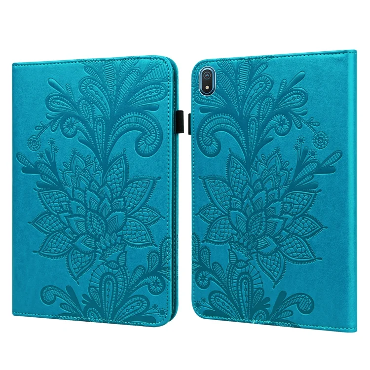Lace Flower Embossing Pattern Leather Tablet Case, For Nokia T20 10.4 2021