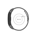 For Huawei Band 4 Pro (TER-B29S) / Band 3 Pro (TER-B29) / Band 3 (TER-B09) Three Beads Steel Wrist Strap Watchband - Image 12