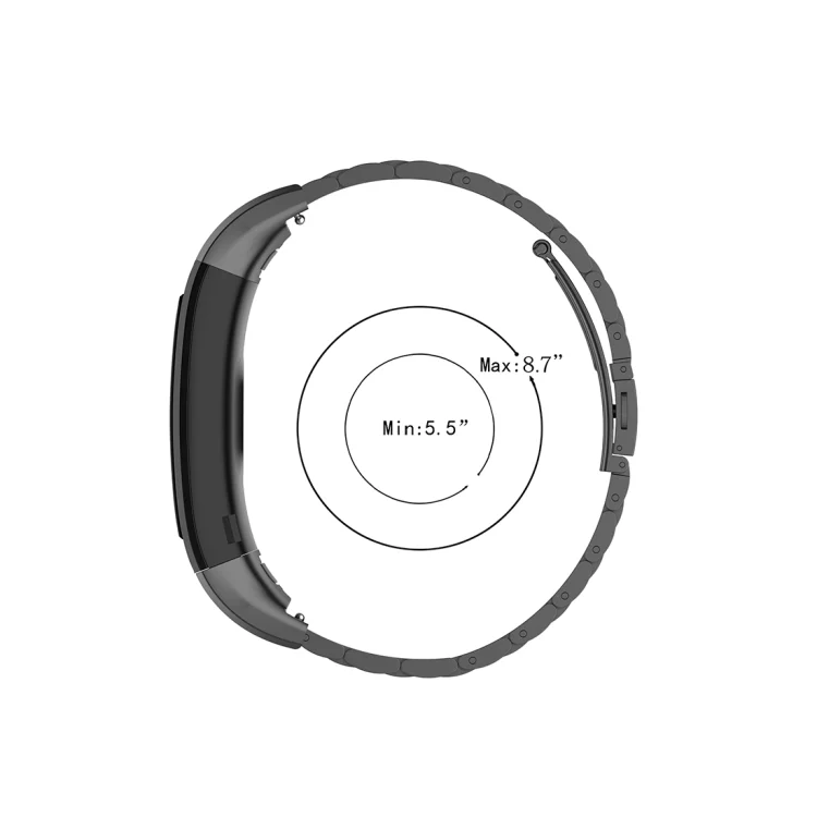 EDA00389401A_10.webp For Huawei Band 4 Pro (TER-B29S) / Band 3 Pro (TER-B29) / Band 3 (TER-B09) Three Beads Steel Wrist Strap Watchband - Image 12