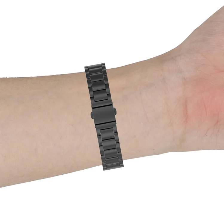 EDA00389401A_11.webp For Huawei Band 4 Pro (TER-B29S) / Band 3 Pro (TER-B29) / Band 3 (TER-B09) Three Beads Steel Wrist Strap Watchband - Image 13