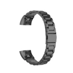 For Huawei Band 4 Pro (TER-B29S) / Band 3 Pro (TER-B29) / Band 3 (TER-B09) Three Beads Steel Wrist Strap Watchband - Image 6