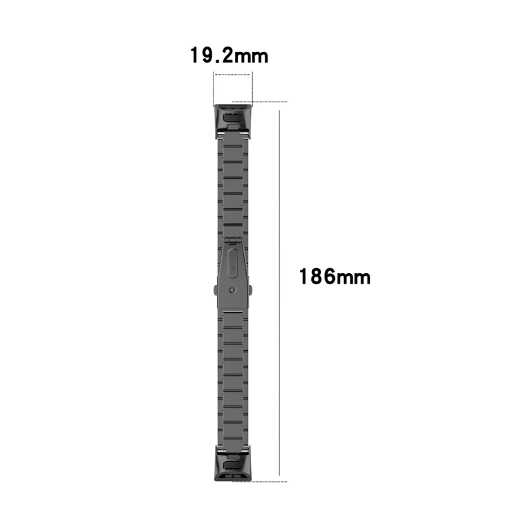 EDA00389401A_9.webp For Huawei Band 4 Pro (TER-B29S) / Band 3 Pro (TER-B29) / Band 3 (TER-B09) Three Beads Steel Wrist Strap Watchband - Image 11
