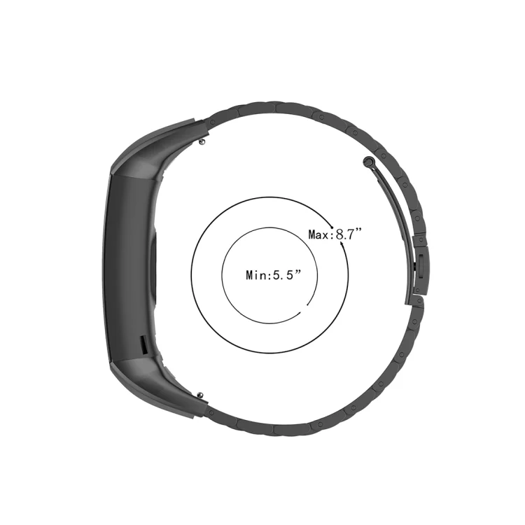 EDA00390101A_10.webp For Huawei Honor Band 4 (CRS-B19) / Honor Band 5 (CRS-B19S) Three Beads Steel Wrist Strap Watchband - Image 12