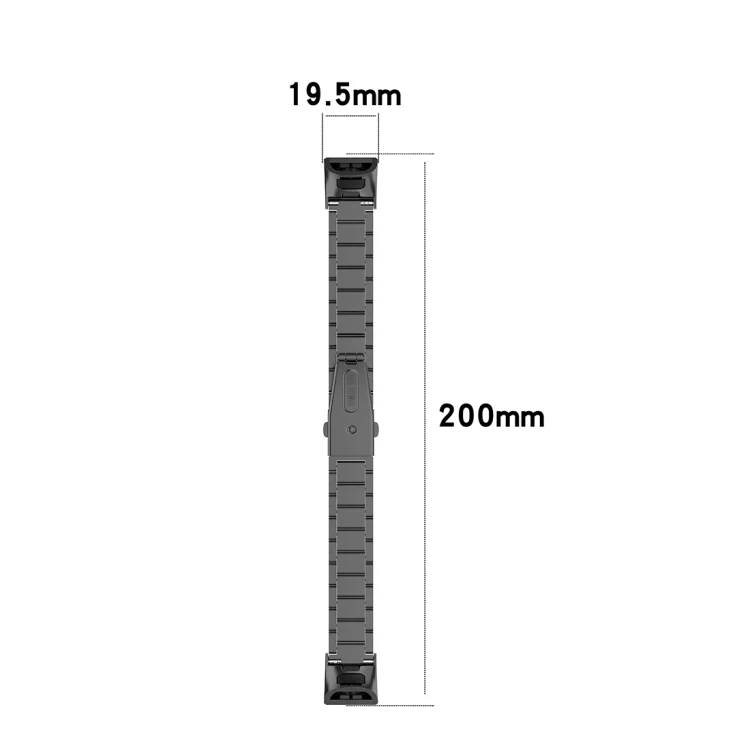 EDA00390101A_9.webp For Huawei Honor Band 4 (CRS-B19) / Honor Band 5 (CRS-B19S) Three Beads Steel Wrist Strap Watchband - Image 11