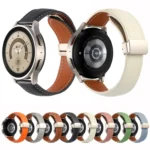 Folding Buckle Genuine Leather Watch Band - Image 2
