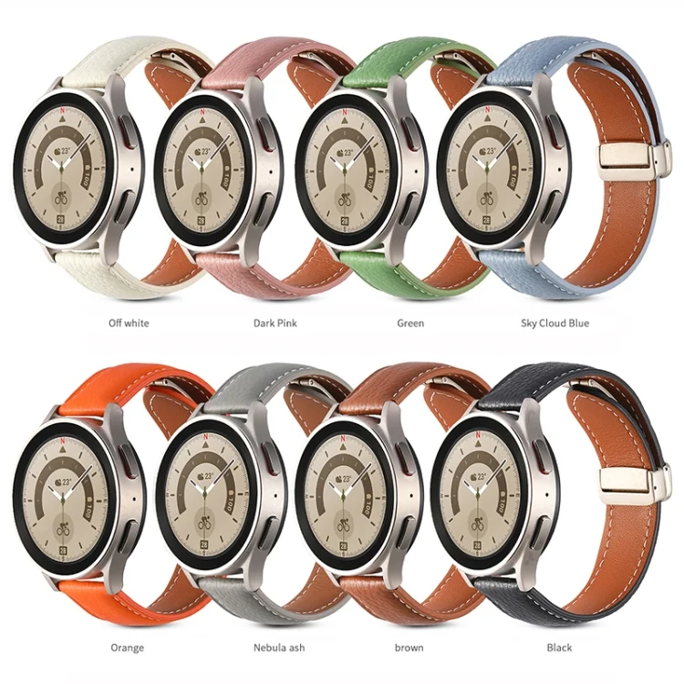 EDA003916201_B3.webp Folding Buckle Genuine Leather Watch Band - Image 4