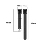 For Huawei Band 4 (ADS-B29) / Honor Band 5i (CRS-B19S) Genuine Leather Wrist Strap Watchband - Image 8