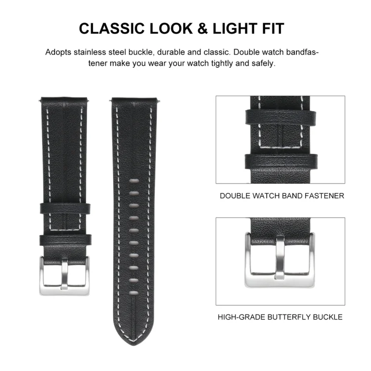 EDA003930801_B3.webp Unusual Fluted Leather Watch Band - Image 4