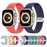 Folding Buckle Silicone Watch Band - Image 5