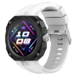 Monochrome Silicone Watch Band