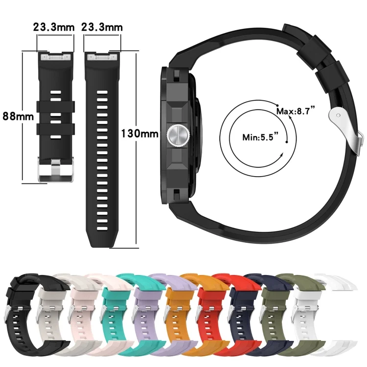 EDA003986501_B2.webp Monochrome Silicone Watch Band - Image 3
