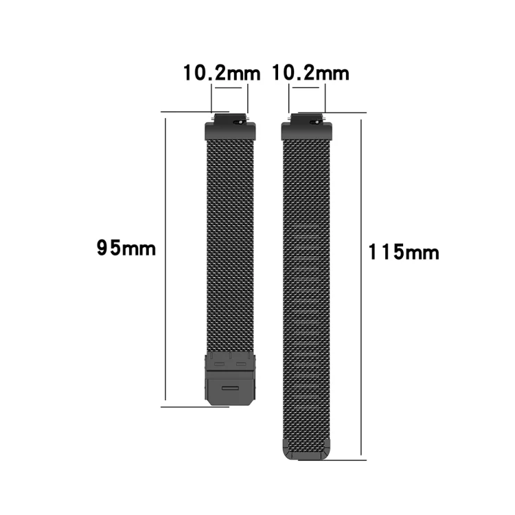 EDA00399002A_6.webp Stainless Steel Metal Mesh Wrist Strap Watch Band for Fitbit Inspire / Inspire HR / Ace 2 - Image 8