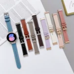 Grooved Genuine Leather Watch Band - Image 2