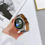 Grooved Genuine Leather Watch Band - Image 3