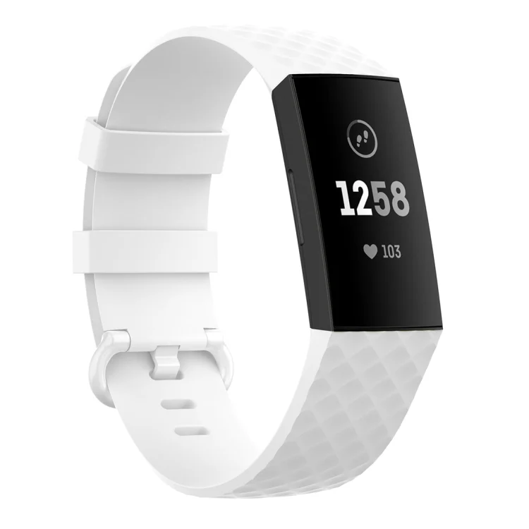 EDA00400301A.webp Color Buckle TPU Wrist Strap Watch Band for Fitbit Charge 4 / Charge 3 / Charge 3 SE - Image 1