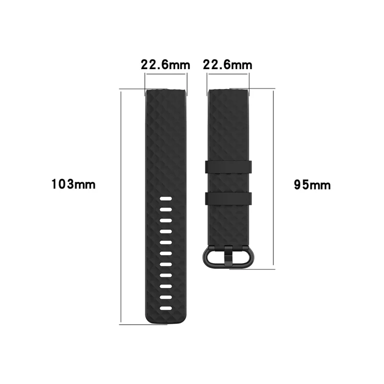 EDA00400301A_5.webp Color Buckle TPU Wrist Strap Watch Band for Fitbit Charge 4 / Charge 3 / Charge 3 SE - Image 7